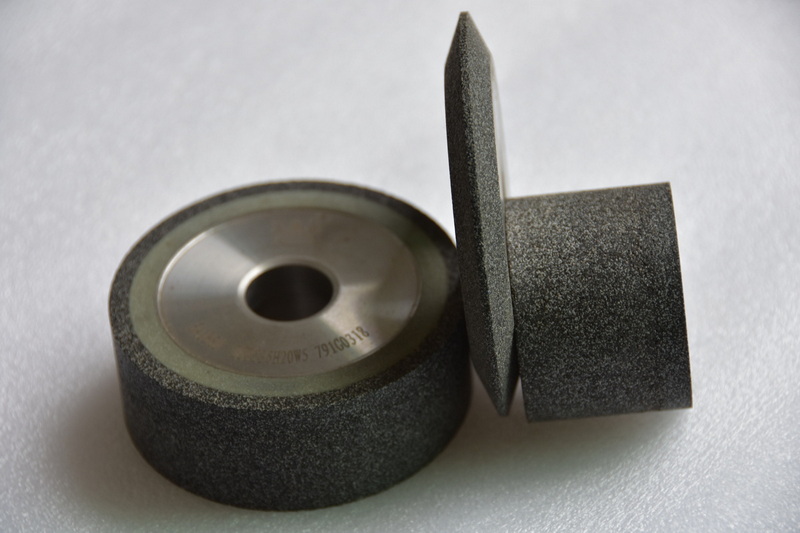 Ceramic CBN double bevelled grinding wheel